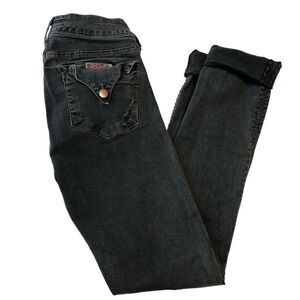 Hudson Flap Pocket Distressed Skinny Ankle Jeans - Women’s 27